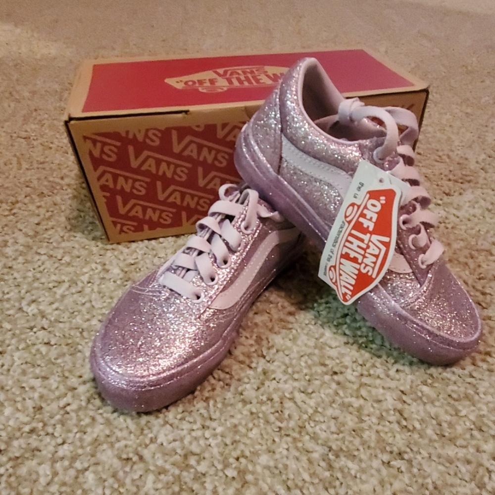 Brand New VANS! (Purple Glitter)